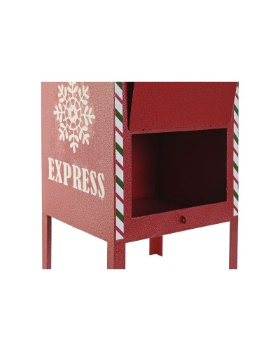 Christmas Mailbox DKD Home Decor | 28.5 x 26.5 x 52 cm | Yellow, White, Black, Red | Festive Christmas Decoration
